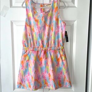 Bass Pro Shops Colorful Sleeveless Kids Performance Dress with Shorts